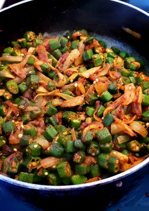 A picture of Crunchy okra.