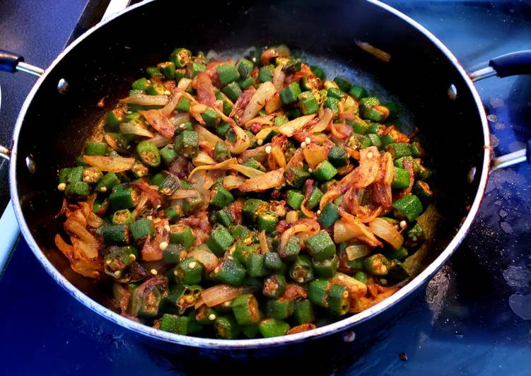 Recipe: Delicious Crunchy okra