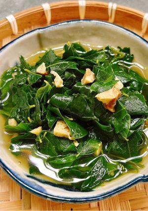 Hình của món Canh rau ngót nấu chay.