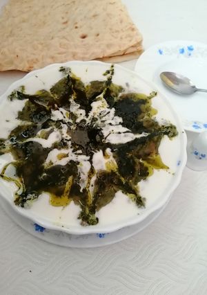عکسی از دستور آش اسفناج