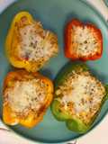 Stuffed bell pepper - veg Mexican rice