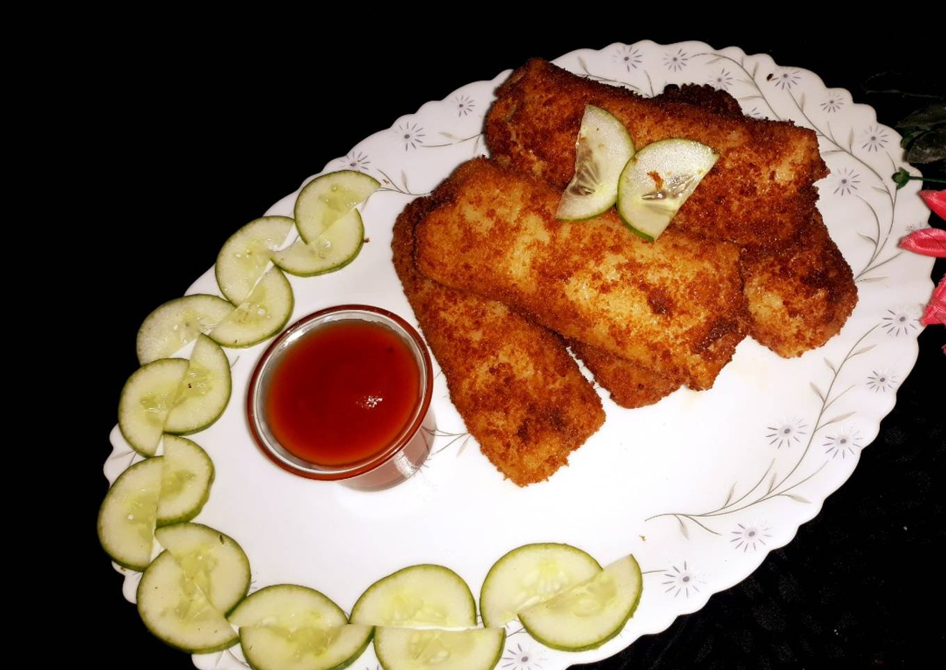 Chicken crepes Roll