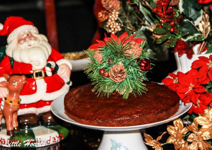 Chocolate Christmas Fruit Cake