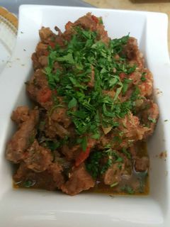 صورة لوصفة طبخ لحم الجمال 🍗