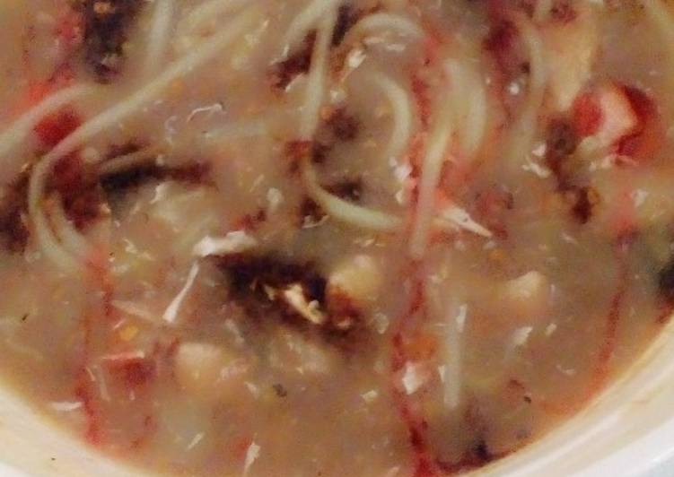 Recipe of Any-night-of-the-week Hot and sour noodles soup