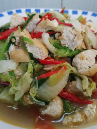 Cara Gampang Membuat Resep 120. Tumis Bayam, Sawi Putih, dan Tahu yang Sempurna Anti Ribet, Bisa Manjain Lidah