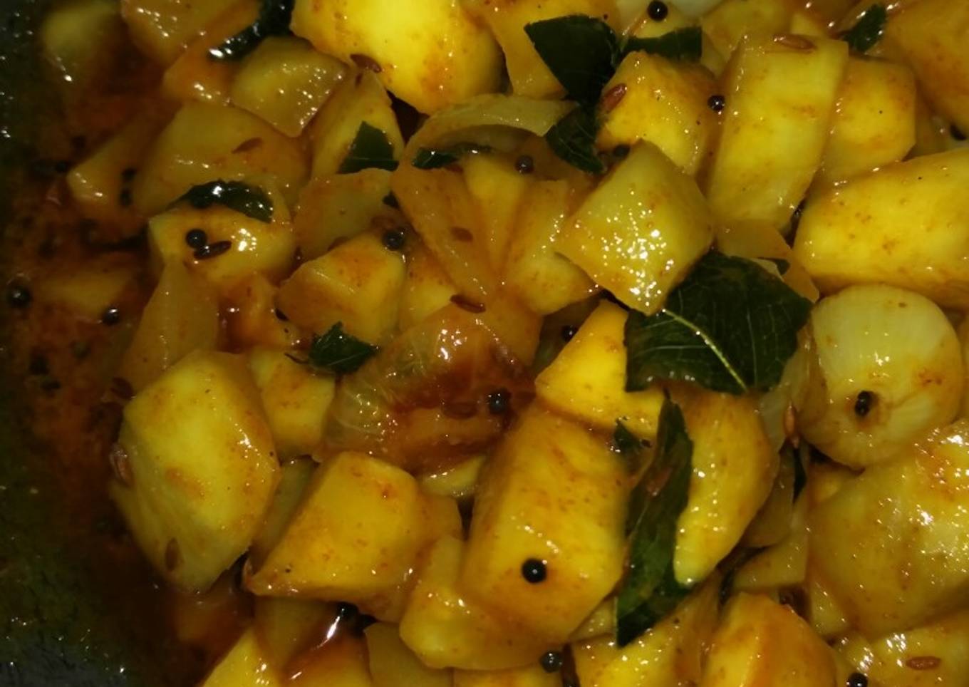 Instant raw mango pickle
