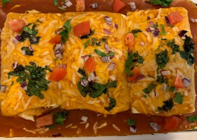 Cara Gampang Membuat Chicken Enchiladas (ayam saus enchilada), Bikin Ngiler