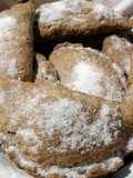 Pastissets (pastizos) de confitura de boniato y cabello de ángel