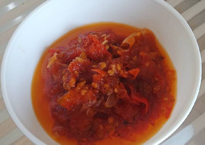 Sambal Rawon, soto, lalapan, dll