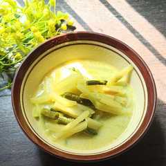 Sayur Santan Labu Siam Kacang Panjang-レシピのメイン写真