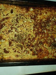 Una foto de Papas rellenas con carnes, jamón y queso😋😋