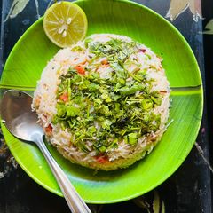 A picture of Homemade Shevya Veg Pulav.