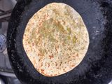 Green peas paratha