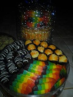 Foto resep Lidah kucing pelangi