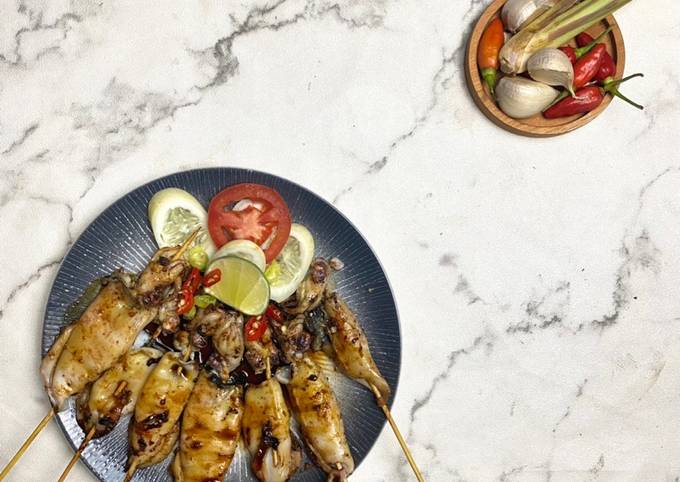 Resep Cumi Bakar Bumbu Sate Kerang Oleh Rini Dwi Astuti Cookpad