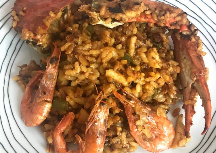 Arroz de “Cranc Blau”, “Gambeta” y Calamar