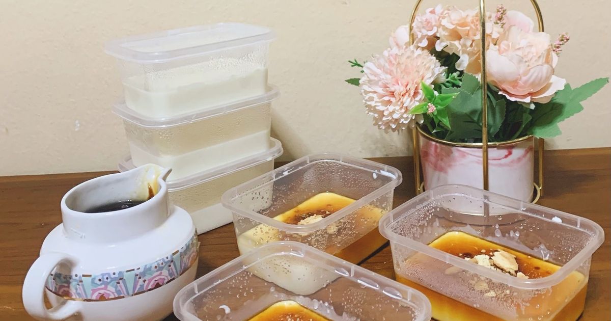 Puding Karamel a’la GYU KAKU 5 Bahan Saja