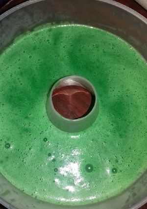 Foto resep Puding Santan Pandan