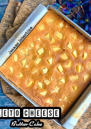 Foto resep Keto Cheese Butter Cake -Keto