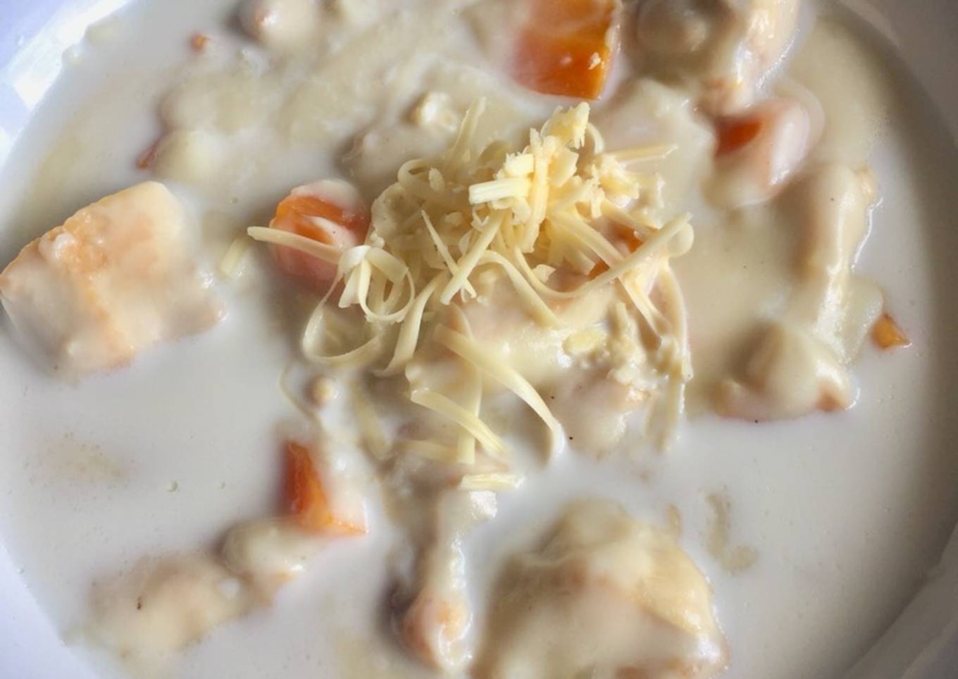Chicken milk soup