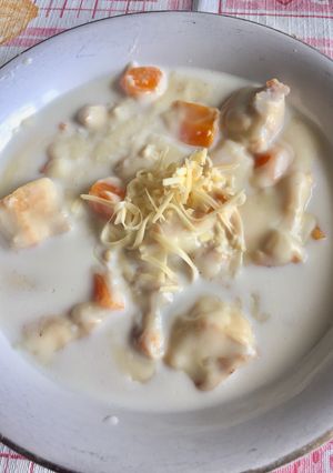 Foto resep Chicken milk soup