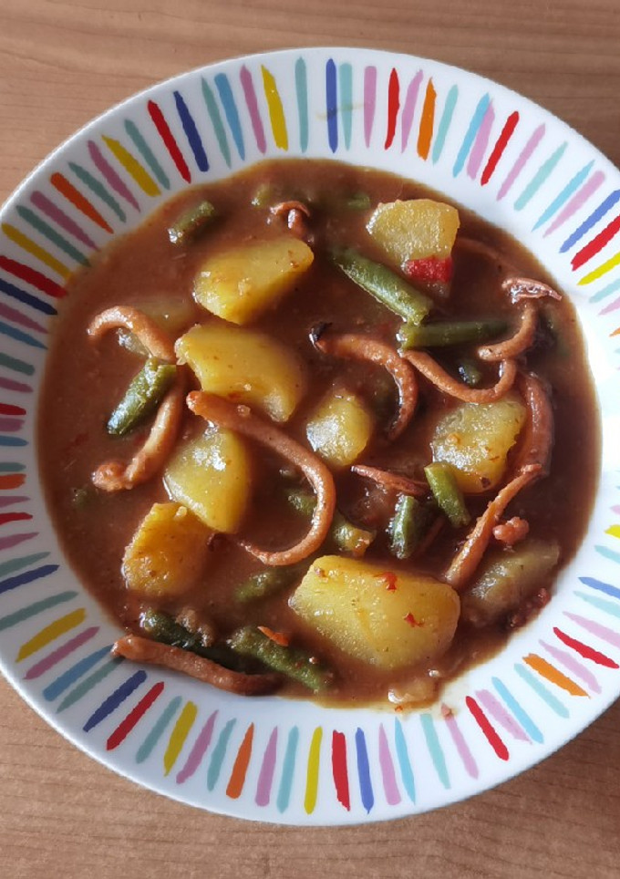 Una foto de Rejos de potón con patatas