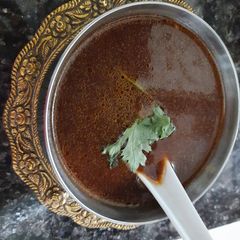 Mix veggies soup A picture of Mix veggies soup.