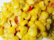 A picture of cream cheese corn