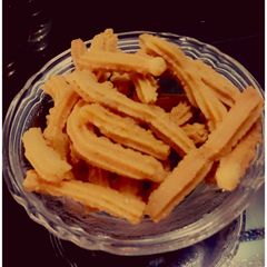 A picture of Gud ke Sev (Jaggery Sev).