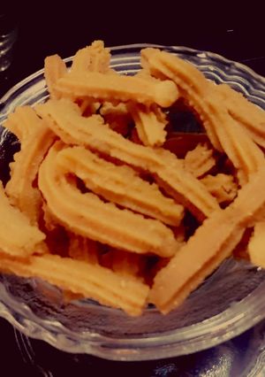 A picture of Gud ke Sev (Jaggery Sev).