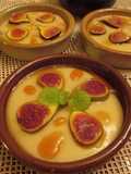 Crema Catalana with Figs and Caramel Sauce
