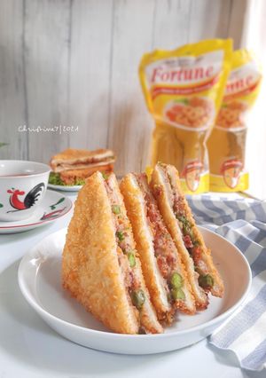 Foto resep Sandwich Goreng Isi Kornet