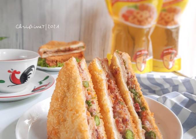 Sandwich Goreng Isi Kornet