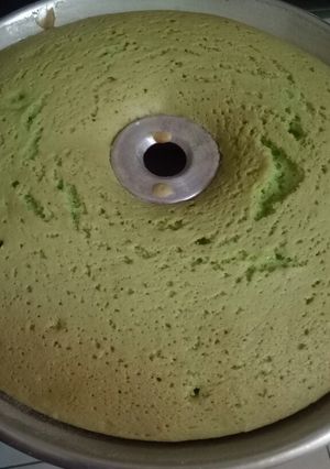 Foto resep Bolu pandan santan panggang