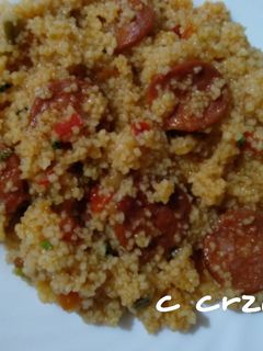 Una foto de Cuscús con chorizo
