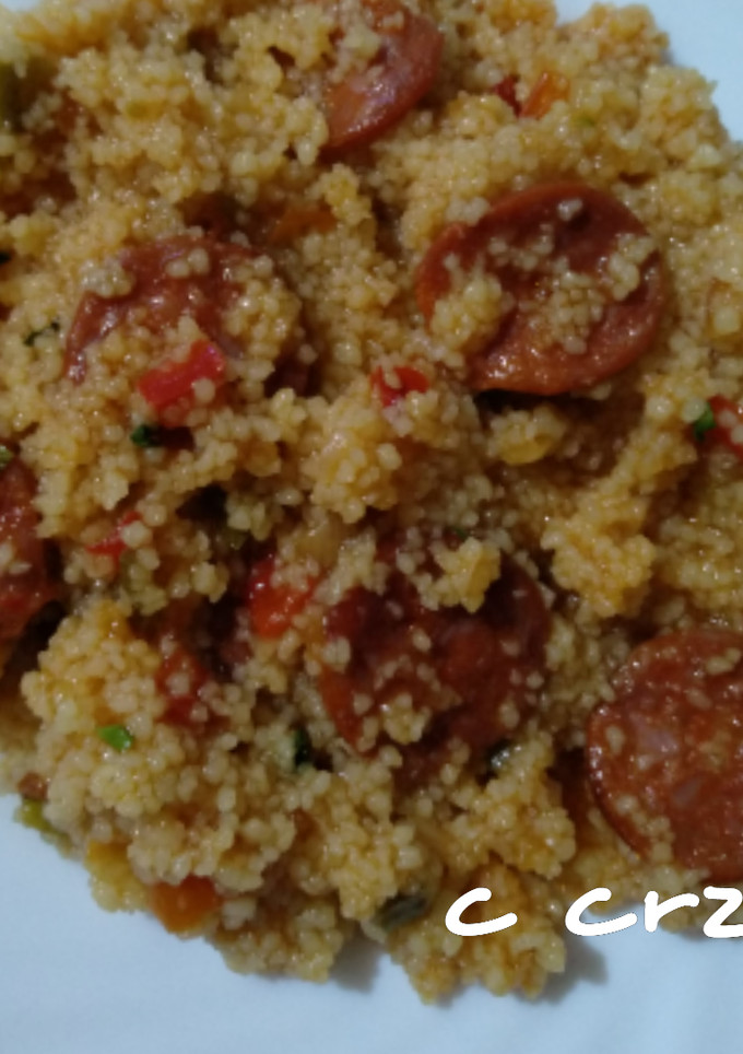 Una foto de Cuscús con chorizo