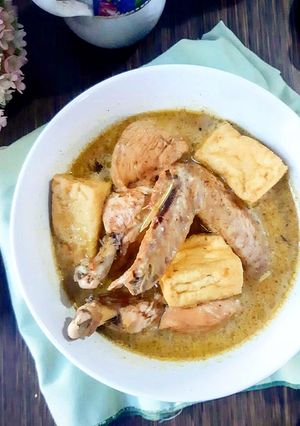 Foto resep Kare Ayam Tahu Simple bumbu instan
