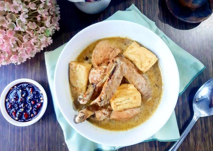 Kare Ayam Tahu Simple bumbu instan