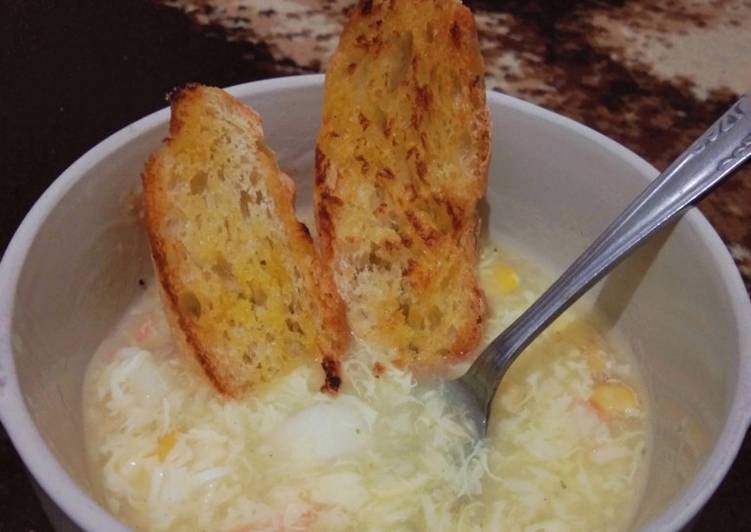 Cara Gampang Membuat Sup krim kepiting jagung &#34;ROYCO&#34;, Mudah Banget