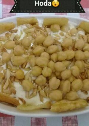 A picture of Chickpea Fatteh.