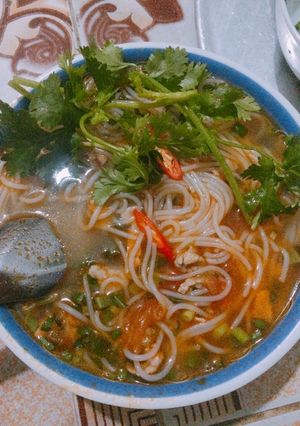 Hình của món Bún thịt băm sốt cà chua.