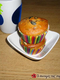 Φωτογραφία της συνταγής Muffins με σύκα και κολοκυθόσπορο