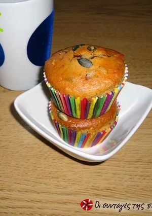 Φωτογραφία της συνταγής Muffins με σύκα και κολοκυθόσπορο