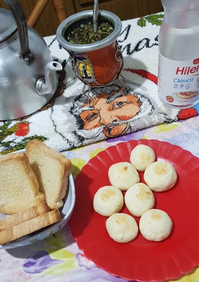 Una foto de Pancitos de queso para el mate sin harina
