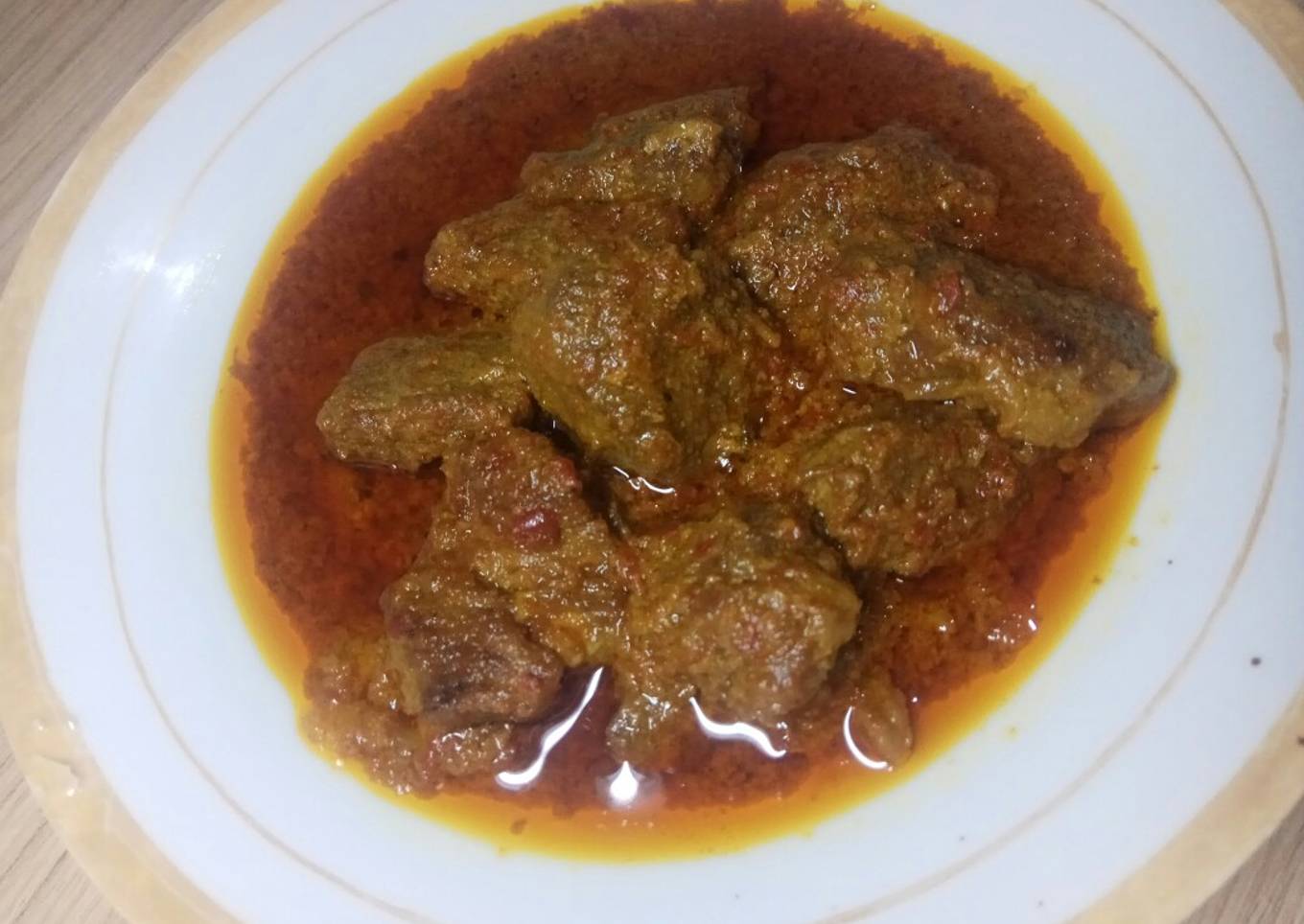 Rendang daging