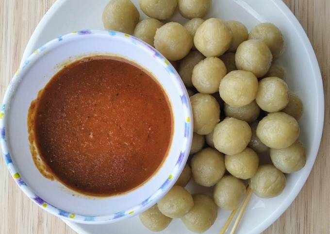 Cara bikin Cilok bumbu sinti Cara bikin Cilok bumbu sinti