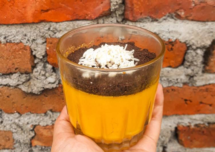 Resep Pudding pumpkin oreo cheese Anti Gagal