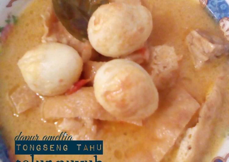 Tongseng tahu telur puyuh