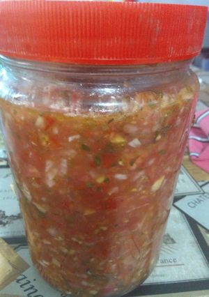 Una foto de Salsa criolla